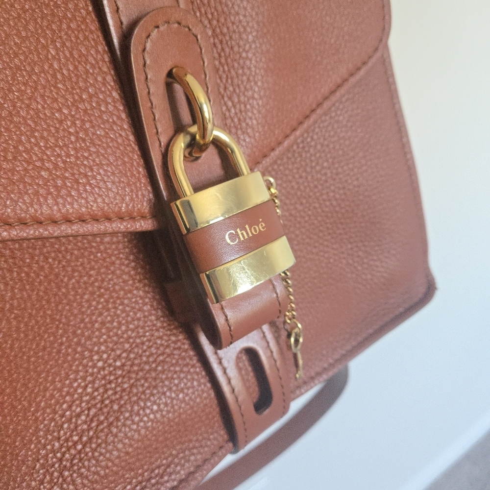 Chloé Aby Medium Leather Bag – Brown EUC - Picture 6 of 17